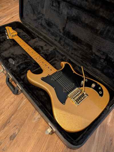 Electra X635 60th Anniversary Electric Guitar Vintage 1982 Rare Gold Sparkle