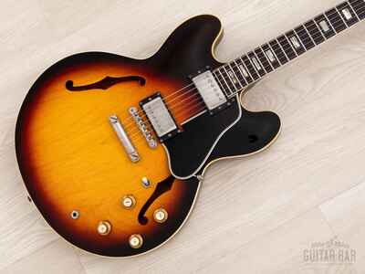 1963 Gibson ES-335 TD VIntage Semi-Hollow Guitar Sunburst Stoptail w /  Case