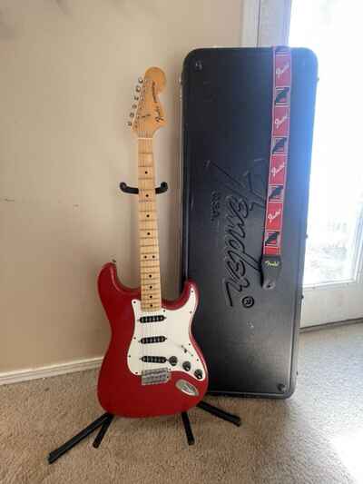 1979 Fender Stratocaster in Rare Moroccan Red!