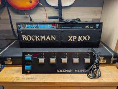 Rockman XP100 Guitar Amplifier Vintage 1990 Rare Unit 500 Made W / Foot Controller