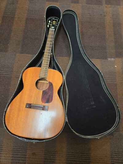 Harmony guitar with case