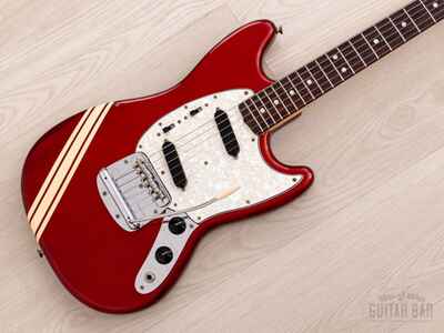 1971 Fender Mustang Vintage Offset Electric Guitar Competition Red