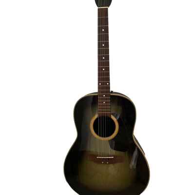 Ovation Applause Acoustic Guitar AA-31 Green Finish With Original Case Read