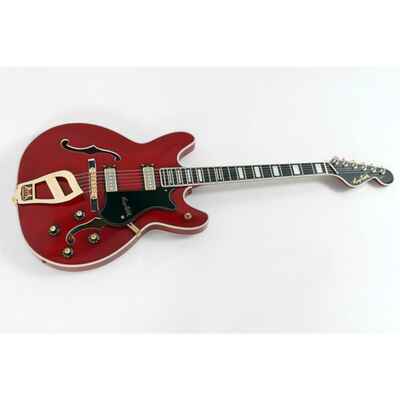 Hagstrom 67 Viking II Hollowbody Guitar Transparent Wild Cherry 197881051730 OB