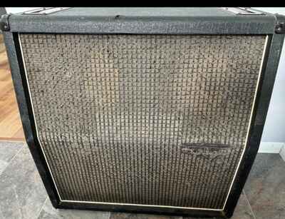 1970s Marshall 1960A 4x12 Guitar Speaker Cabinet 412 Cab Angled Check Large