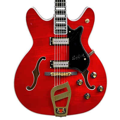 Hagstrom 67 Viking II Cherry Red Semi-Hollow Guitar (Used)