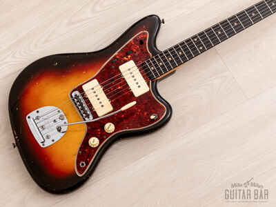 1961 Fender Jazzmaster Pre-CBS Vintage Offset Guitar Sunburst 100% Original