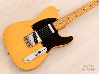 1953 Fender Telecaster Vintage Electric Guitar Blackguard Butterscotch, Case