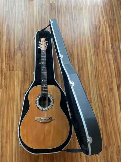 OVATION CUSTOM BALLADEER 1980 LEFTHAND TYP 1612-4