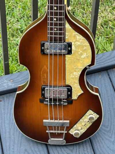1965 Hofner 500 / 1 Beatle Bass a super cool & clean original as McCartney played.