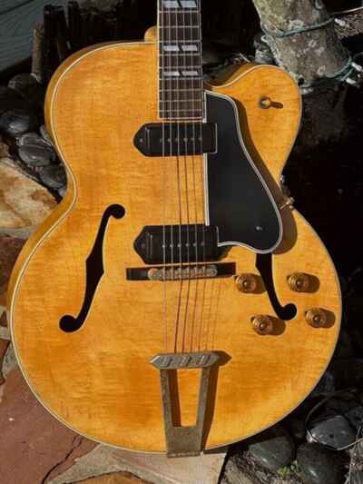 1952 Gibson ES-350N a very rare factory 2 P-90 pickup 350 a Blonde Bombshell !