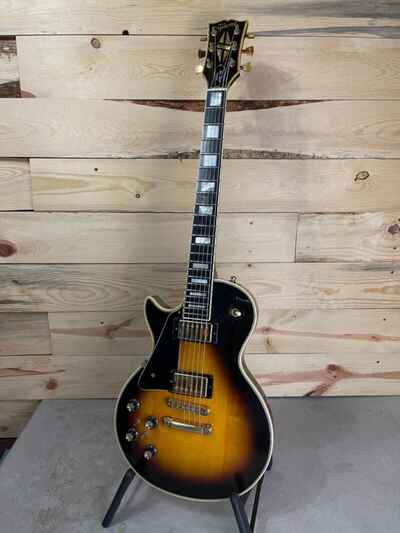 Gibson Les Paul Custom 1980 Tobacco Sunburst Lefty Left-Handed