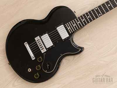 1975 Gibson L6-S Vintage Electric Guitar Ebony 100% Original w /  Case
