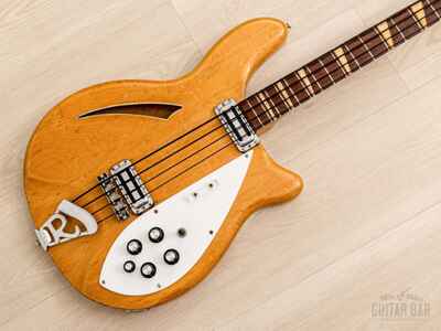1967 Rickenbacker 4005 Vintage Semi-Hollow Bass, Mapleglo w /  Figured Back, Case