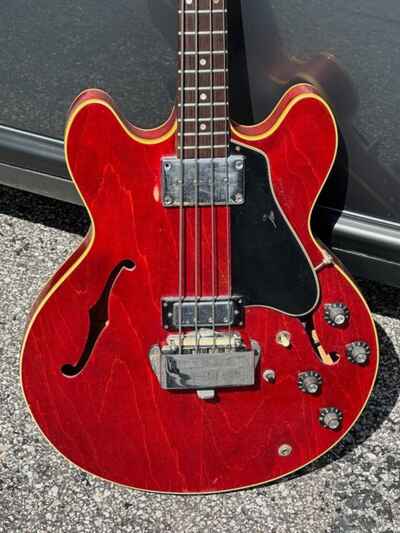 1969 Gibson EB-2DC a very cool all original example w / its 2 powerful pickups.