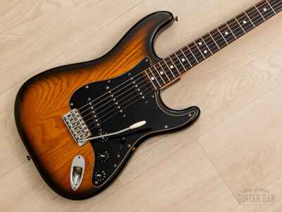 1979 Fender Stratocaster Vintage Guitar Sunburst, Rosewood Board w /  Lollar, Case