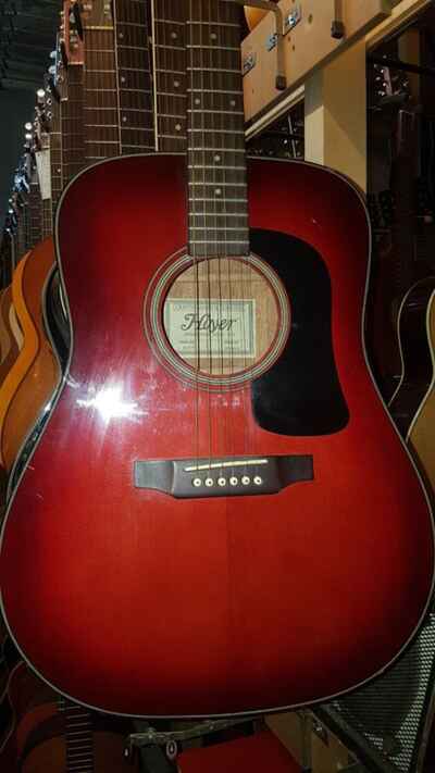 90s HOYER STEEL STRING DREADNOUGHT ACOUSTIC