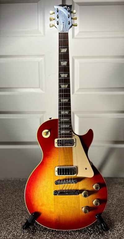 Vintage 1973 Gibson Les Paul Deluxe Cherry Sunburst