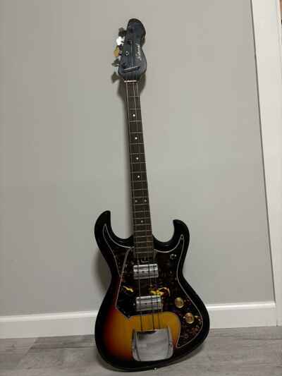 Vintage 1960s National EG-467 Electric Bass Guitar Like Silvertone 1490 Rare!!!!