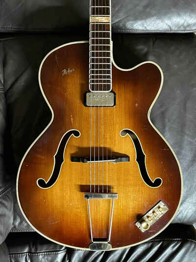 1960 Hofner 457 / S / E1 Archtop Electric Guitar