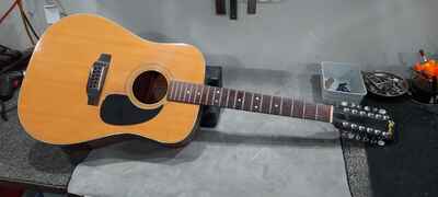 Ibanez 627-12 Acoustic Electric 12 String Guitar 1970