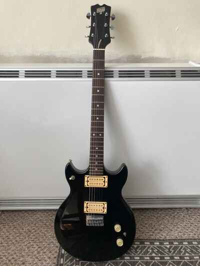 Hondo Professional ii H-1010 Electric Guitar Black Vintage MIJ Matsumoku