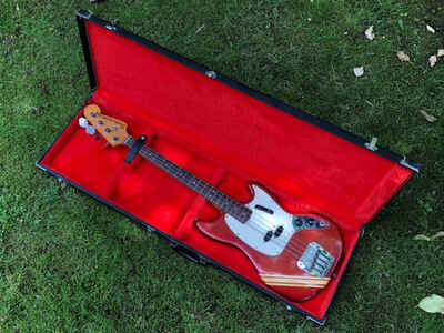 Fender Mustang Bass competition von 1971 in "candy apple red" mit OHC!