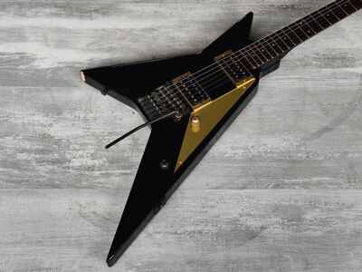 1984 Greco Japan GTZ65RB "Tusk" Rhoads V (Black & Gold)