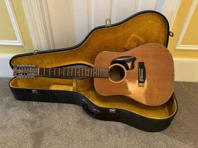 Daion / Yamaki Vintage Mugen Mark II 12 string Acoustic Guitar with case