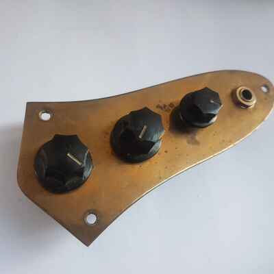 1976 IBANEZ JAZZ BASS ELECTRONICS PLATE