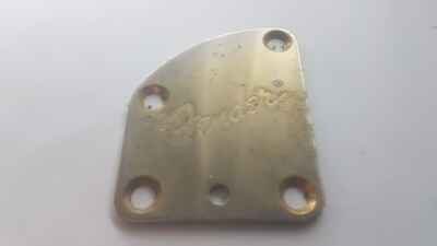 1989 FENDER HM STRAT NECK PLATE GOLD