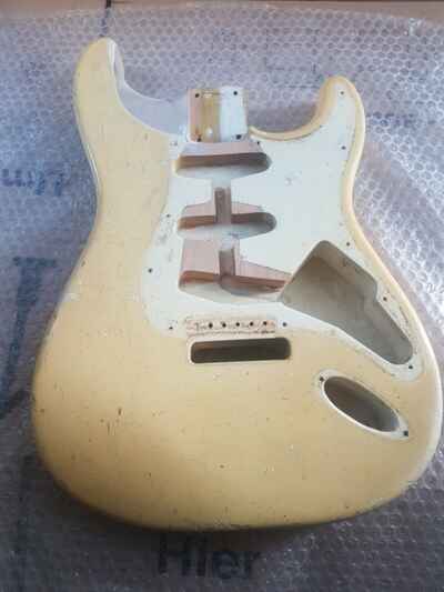 1965 FENDER STRATOCASTER BODY USA - OLYMPIC WHITE