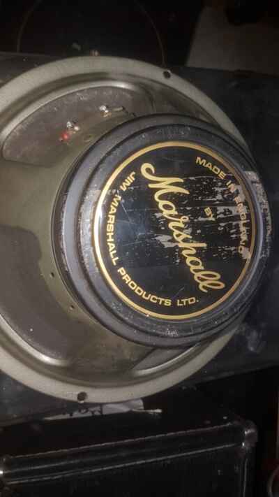 1978 CELESTION G 12 M BLACK BACK 12" LAUTSPRECHER - Made in ENGLAND