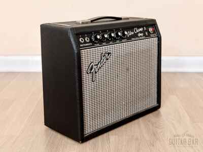 1965 Fender Vibro Champ Vintage Black Panel Tube Amp 1x8, Class A