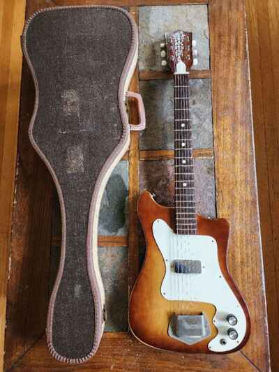 Kay Vanguard K100 Old Kraftsman vintage single-pickup DC w / case 