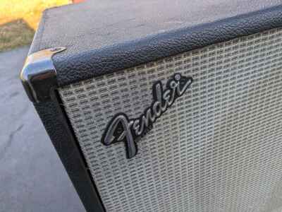 Vintage Fender Bassman 215 2 x 15" Electric / Bass Guitar Speaker Cabinet