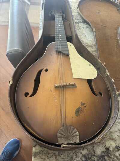 vintage 1950??s Kay Mandolin with  a case marked gibson