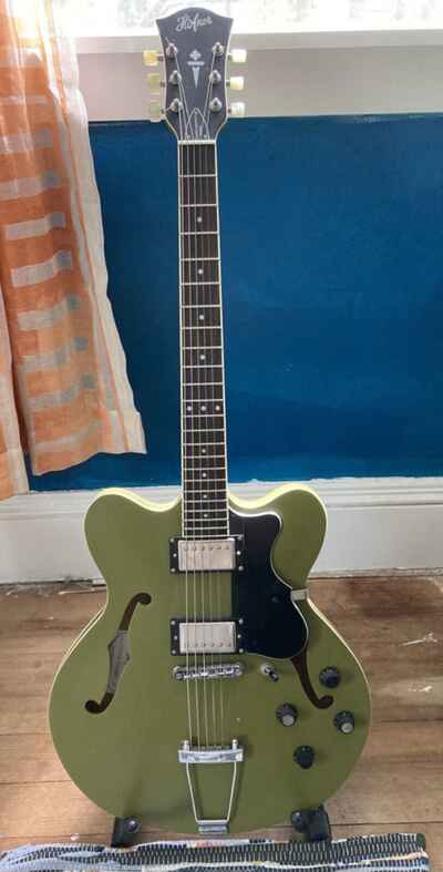 Hofner Verythin Contemporary Series Olive Matte