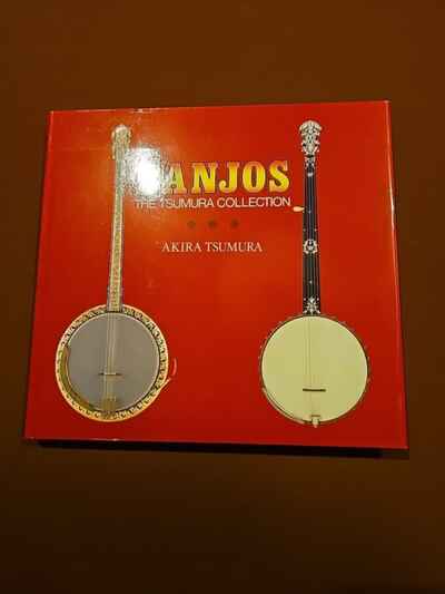 BANJOS: THE TSUMURA COLLECTION RED BOOK  ORIG. BOX 1984  Rare Suplament Japanese