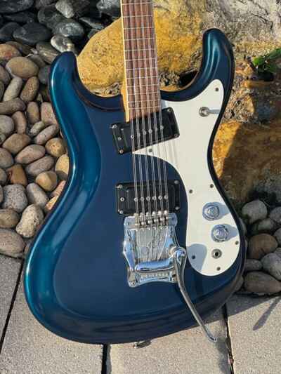 1967 Mosrite Ventures 12-String a wonderful example in a Metallic Blue & Minty !