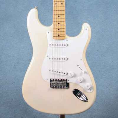 Fender American Vintage 1956 Stratocaster Electric Guitar w / Case - Aged White Bl