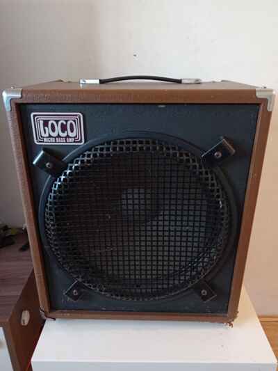 Loco Micro Aria Bass Amplifier 4381B Vintage Japan Rare