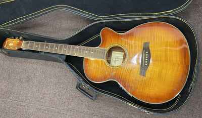 Ibanez AEG20E-VV-3R-01 High Gloss Vintage Acoustic Guitar With Hard Case