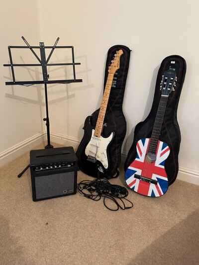 Aria Pro 2 electric guitar bundle