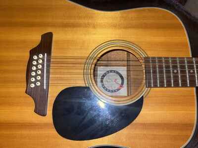 VINTAGE ALVAREZ 12 STRING ACOUSTIC GUITAR WITH CASE