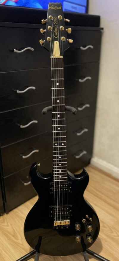 Aria Pro II Cardinal Series Guitar 1983 CS Black 