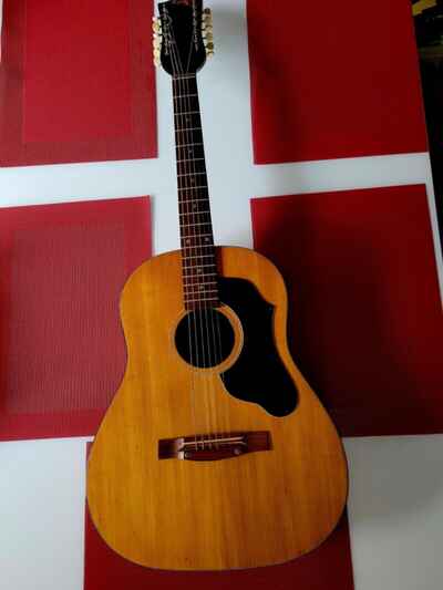 Vintage HÖFNER 490 12 String Akustik Gitarre Bj. 1971