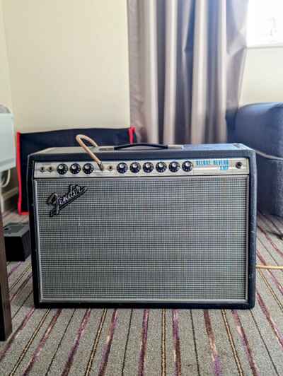 Vintage Fender Deluxe Reverb 67 / 68 (drip edge / black line)