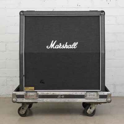 Marshall 1960AV 4x12 Slanted Guitar Amp Speaker Cabinet w /  Road Case #55121