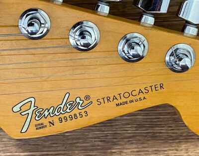 Fender USA Stratocaster Natural [Made in 1981-1999] Vintage Made In USA RARE